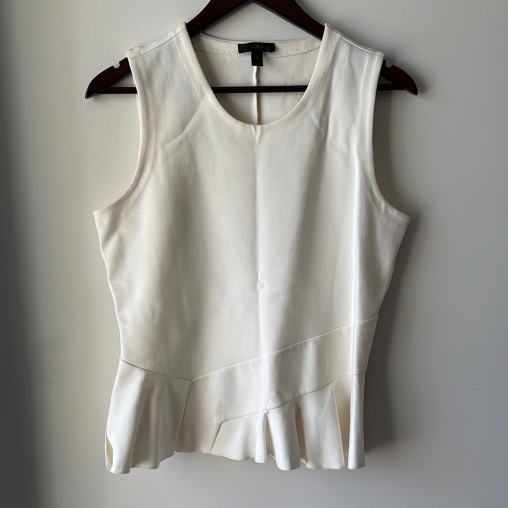 Elegant White Sleeveless Top